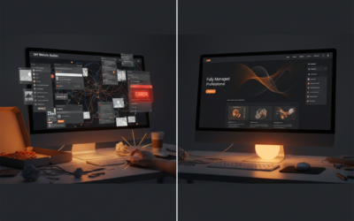 Fully Managed Website vs. DIY Builder — The Real Difference